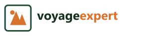 Logo voyageexpert.fr, version couleur